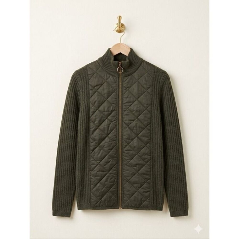 Barbour Sporting Zip Knit Jacket Size 6